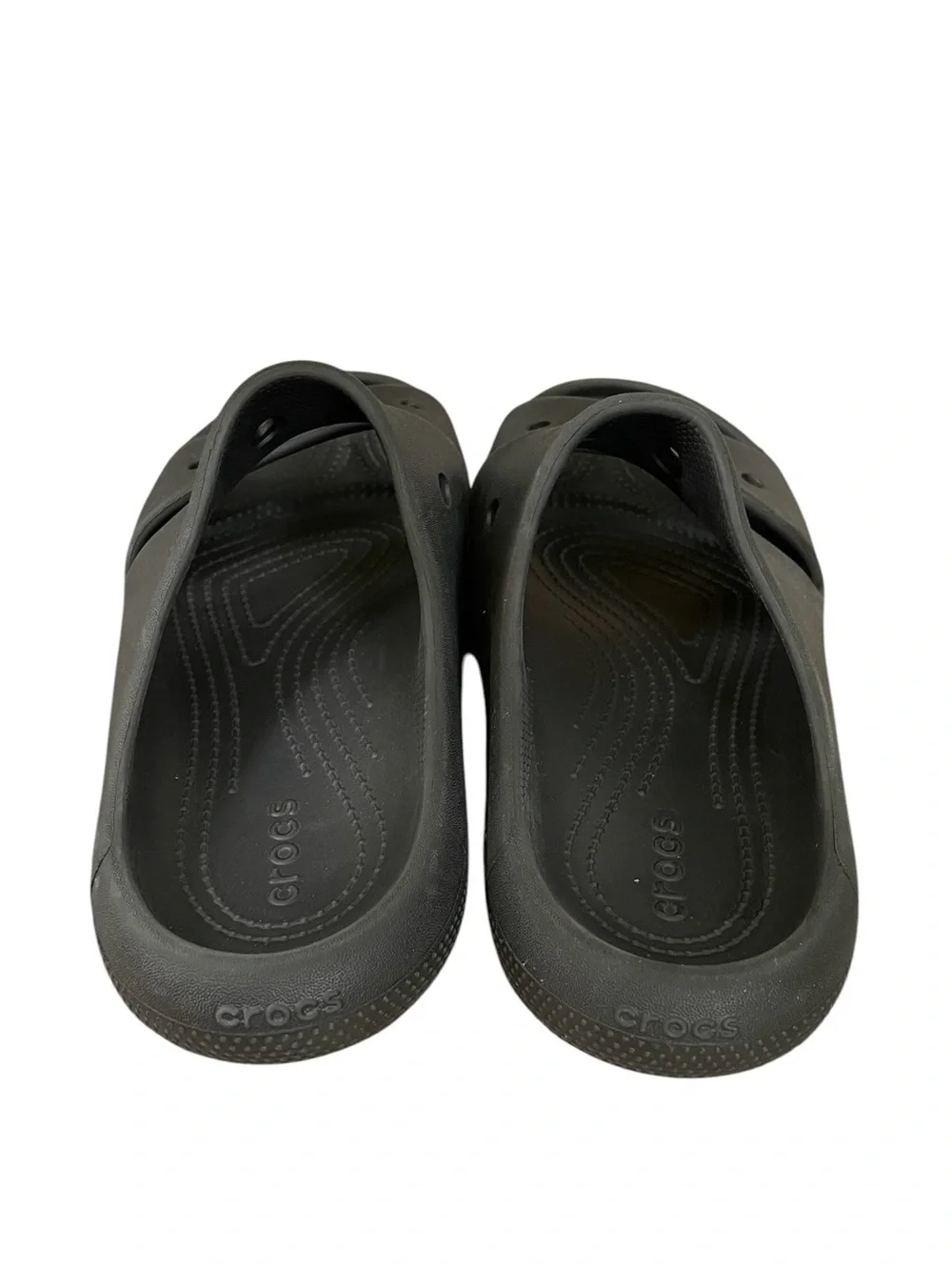 CROCS Classic Black Slide 2 Strap Sandals